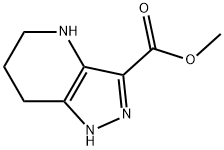 methyl 1H,4H,5H,6H,7H-pyrazolo[4,3-b]pyridine-3-carboxylate 结构式