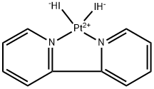 Platinum, (2,2'-bipyridine-κN1,κN1')diiodo-, (SP-4-2)- 结构式