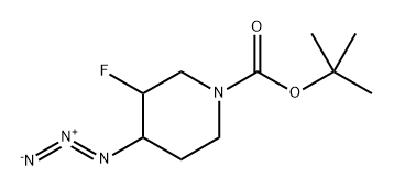 tert-butyl 4-azido-3-fluoropiperidine-1-carboxylate 结构式