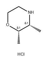 Morpholine, 2,3-dimethyl-, hydrochloride, (2S,3R)- 结构式