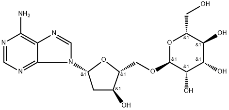 ADENOSINE,2-DEOXY-5-O-A-D-MANNOPYRANOSYL- 结构式