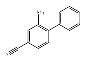 2-Amino-4-cyanobiphenyl 结构式