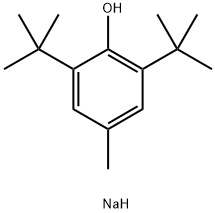 2,6-二叔丁基-4-甲基苯酚钠 结构式