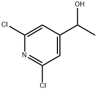 1-(2,6-二氯吡啶-4-基)乙-1-醇 结构式