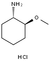 (1S,2S)-2-甲氧基环己胺盐酸盐 结构式