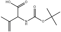 2-(N-tert-Butoxycarbonyl)amino-3-methylbut-3-enoicacid 结构式