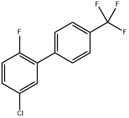 5-Chloro-2-fluoro-4'-(trifluoromethyl)-1,1'-biphenyl 结构式