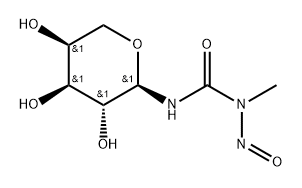 N-2-L-Arabinoliranoenyl-N-methyl-N-nitrosourea 结构式