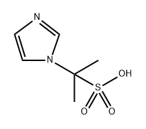 2-(1H-imidazol-1-yl)propane-2-sulfonic acid 结构式