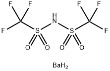 双(三氟甲基磺酰基)亚胺钡 结构式