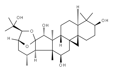 12Β-羟基升麻醇 结构式