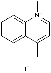 碘化1,4-二甲基喹啉嗡 结构式