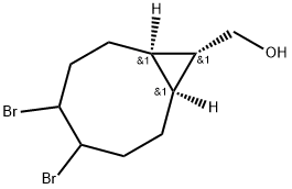 (1Α,8Α,9Α)-4,5-二溴双环[6.1.0]壬烷-9-甲醇 结构式