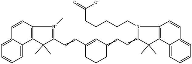 CYANINE7.5 CARBOXYLIC ACID 结构式