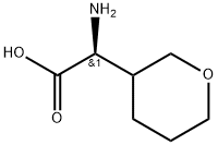 2H-Pyran-3-acetic acid, α-aminotetrahydro-, (αS)- 结构式