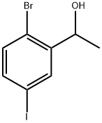 1-(2-Bromo-5-iodophenyl)ethanol 结构式