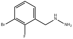 (3-bromo-2-fluorophenyl)methyl]hydrazine 结构式