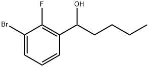 3-Bromo-α-butyl-2-fluorobenzenemethanol 结构式