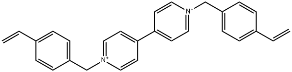 1,1′-双(4-乙烯基苯基)甲基]-4,4-联吡啶盐 结构式