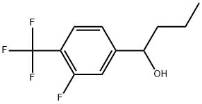 3-Fluoro-α-propyl-4-(trifluoromethyl)benzenemethanol 结构式