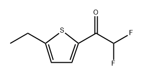 1-(5-ethylthiophen-2-yl)-2,2-difluoroethanone 结构式