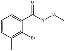 2-bromo-N-methoxy-N,3-dimethylbenzamide 结构式