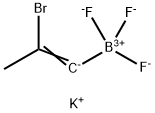 Potassium (cis)-2-bromoprop-1-enyltrifluoroborate 结构式