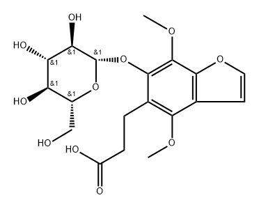 PICRAQUASSIOSIDE B 结构式