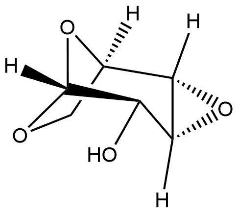 β-D-Galactopyranose, 1,6:3,4-dianhydro- 结构式