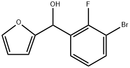 (3-bromo-2-fluorophenyl)(furan-2-yl)methanol 结构式