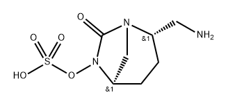 Sulfuric acid, mono[(2S,5R)-2-(aminomethyl)- 7-oxo-1,6-diazabicyclo[3.2.1]oct-6-yl] ester 结构式