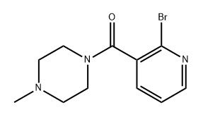 (2-Bromopyridin-3-yl)(4-methylpiperazin-1-yl)methanone 结构式