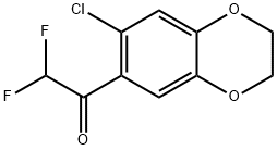 1-(7-chloro-2,3-dihydrobenzo[b][1,4]dioxin-6-yl)-2,2-difluoroethanone 结构式