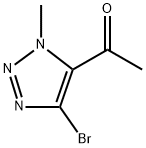 1-(4-bromo-1-methyl-1H-1,2,3-triazol-5-yl)ethan-1-one 结构式