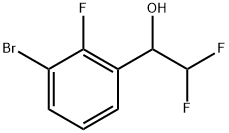 3-Bromo-α-(difluoromethyl)-2-fluorobenzenemethanol 结构式