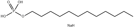 Sodium Monododecyl Phosphate (contains <10% Sodium Didodecyl Phosphate) 结构式
