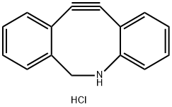 11,12-二氢5,6-二氢-二苯[B,F]偶氮盐酸盐 结构式