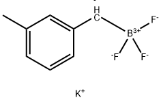 三氟(3-甲基苄基)硼酸钾 结构式