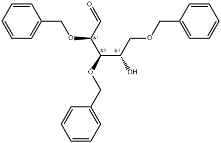 2.3.5-Tri-O-benzyl-L-lyxofuranose 结构式