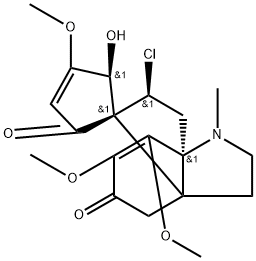 尖防已鹼 结构式