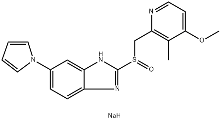 艾普拉唑钠 结构式