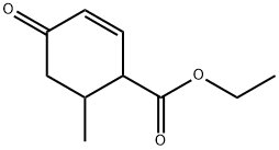 6-Methyl-4-oxo-cyclohex-2-enecarboxylic acid ethyl ester 结构式