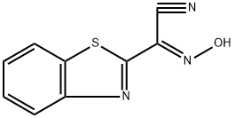 2-Benzothiazoleacetonitrile,-(hydroxyimino)-,(E)-(9CI) 结构式