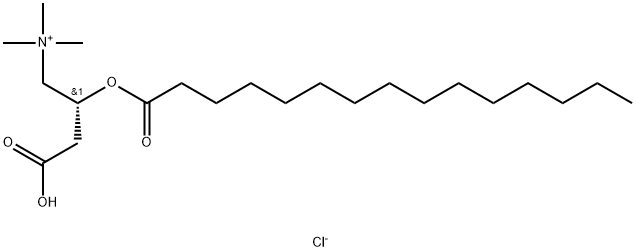 Pentadecanoyl-L-carnitine (chloride) 结构式