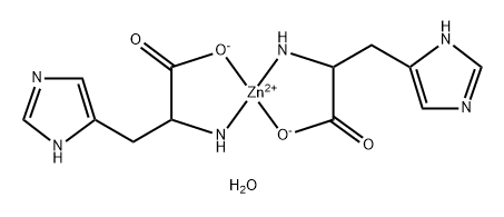 组氨酸锌二水合物 结构式
