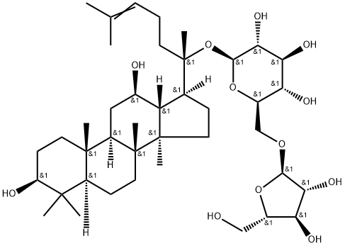 Ginsenoside MC 结构式