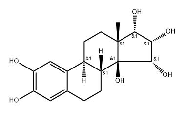 estratriene-2,3,14,15,16,17-hexaol 结构式