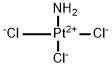 Platinate(1-), amminetrichloro-, (SP-4-2)- (9CI) 结构式