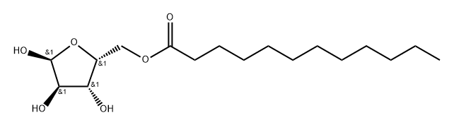 5-O-Lauryl-D-xylofuranose 结构式