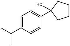 1-(4-异丙基苯基环戊醇) 结构式